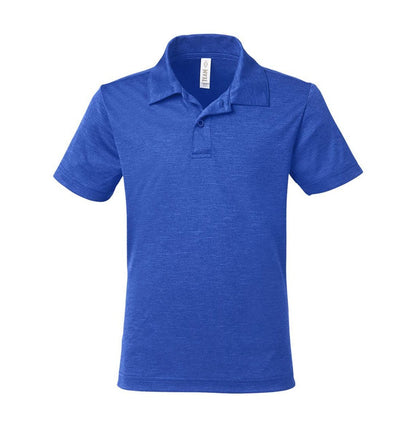 Team 365 - Youth Zone Sonic Heather Performance Polo - TT51HY - MAD Merch USA