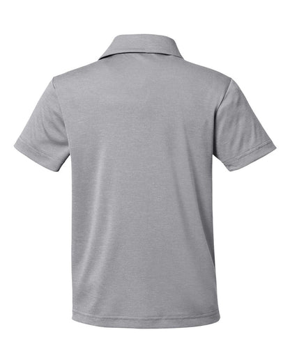 Team 365 - Youth Zone Sonic Heather Performance Polo - TT51HY - MAD Merch USA