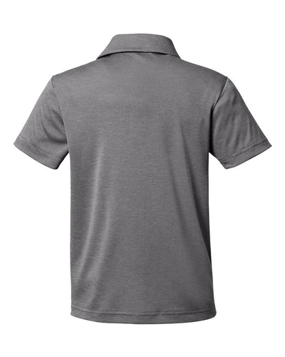 Team 365 - Youth Zone Sonic Heather Performance Polo - TT51HY - MAD Merch USA
