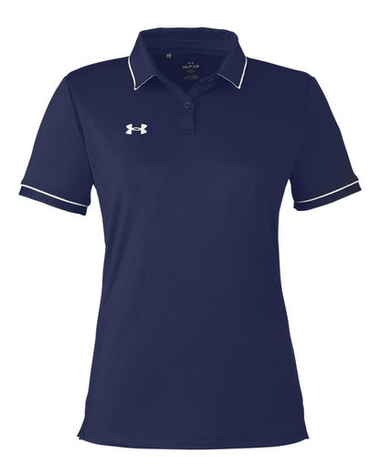 Under Armour - Women's Tipped Teams Performance Polo - 1376905 - MAD Merch USA