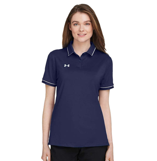 Under Armour - Women's Tipped Teams Performance Polo - 1376905 - MAD Merch USA