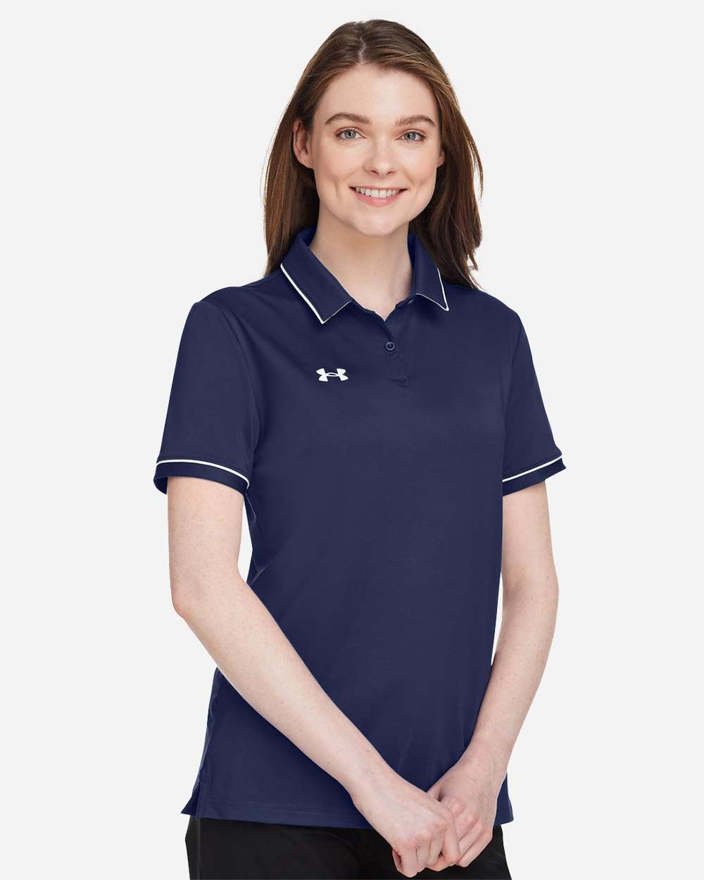 Under Armour - Women's Tipped Teams Performance Polo - 1376905 - MAD Merch USA