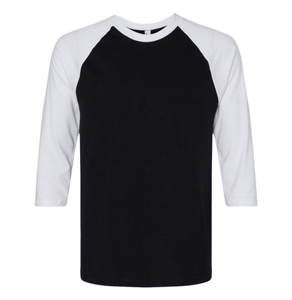 Unisex CVC Three-Quarter Sleeve Tee - 2003CVC - MAD Merch USA