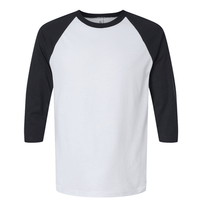 Unisex CVC Three-Quarter Sleeve Tee - 2003CVC - MAD Merch USA