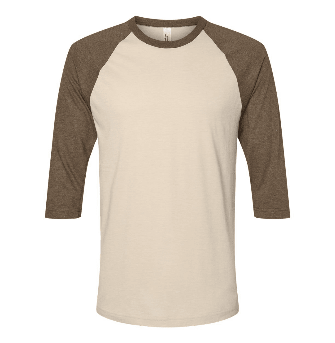 Unisex CVC Three-Quarter Sleeve Tee - 2003CVC - MAD Merch USA