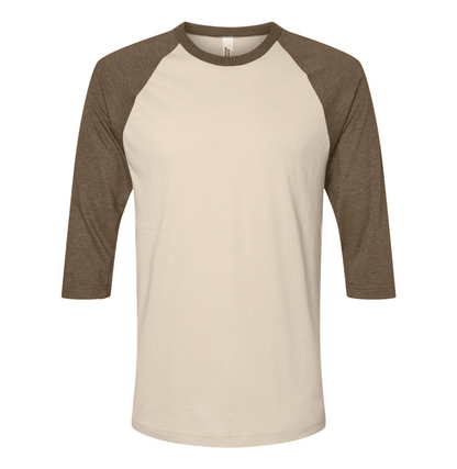 Unisex CVC Three-Quarter Sleeve Tee - 2003CVC - MAD Merch USA