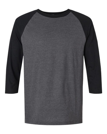 Unisex CVC Three-Quarter Sleeve Tee - 2003CVC - MAD Merch USA