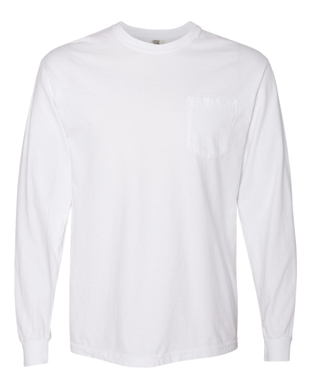 Unisex Garment-Dyed Heavyweight Long Sleeve Pocket T-Shirt - 4410 - MAD Merch USA