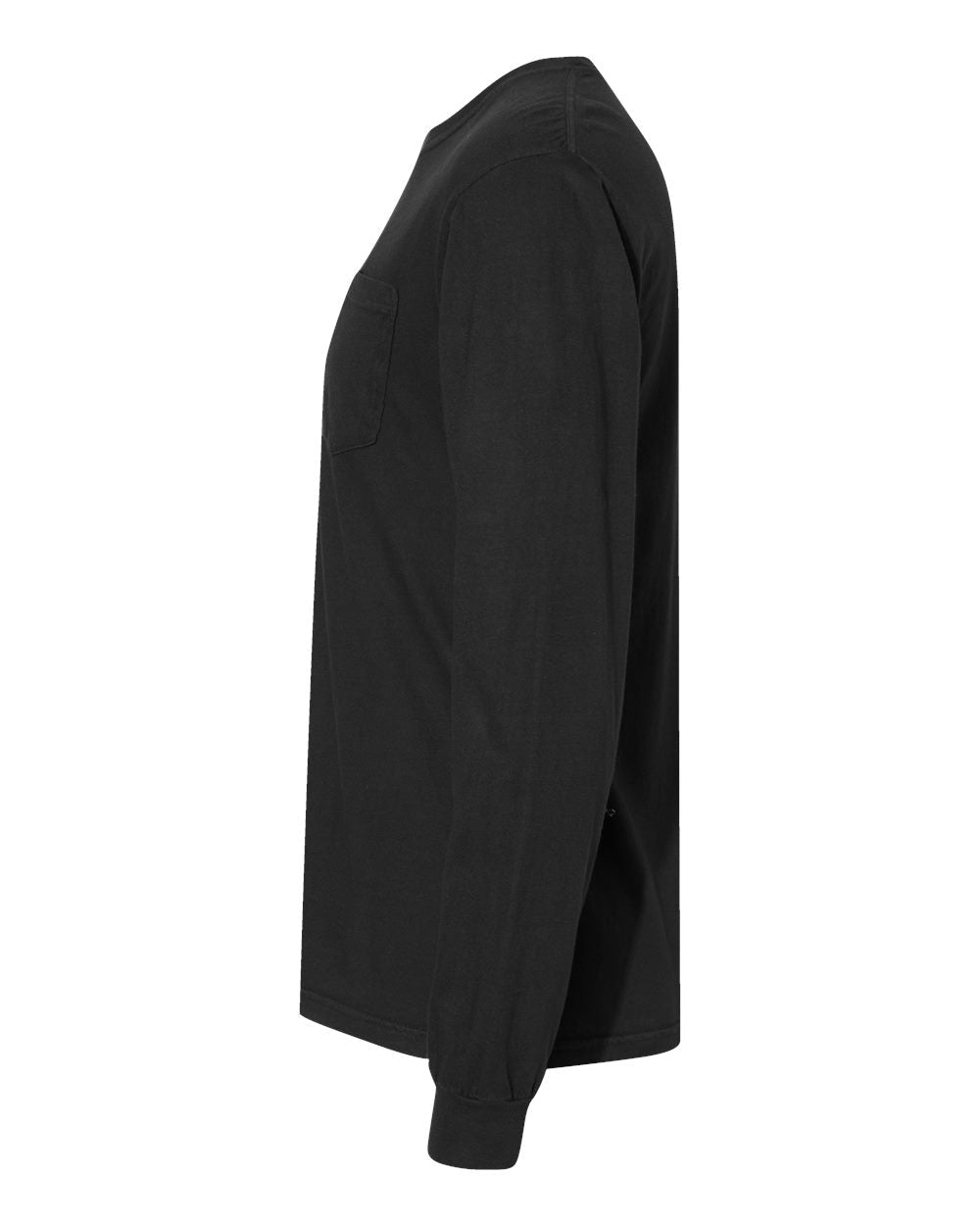 Unisex Garment-Dyed Heavyweight Long Sleeve Pocket T-Shirt - 4410 - MAD Merch USA