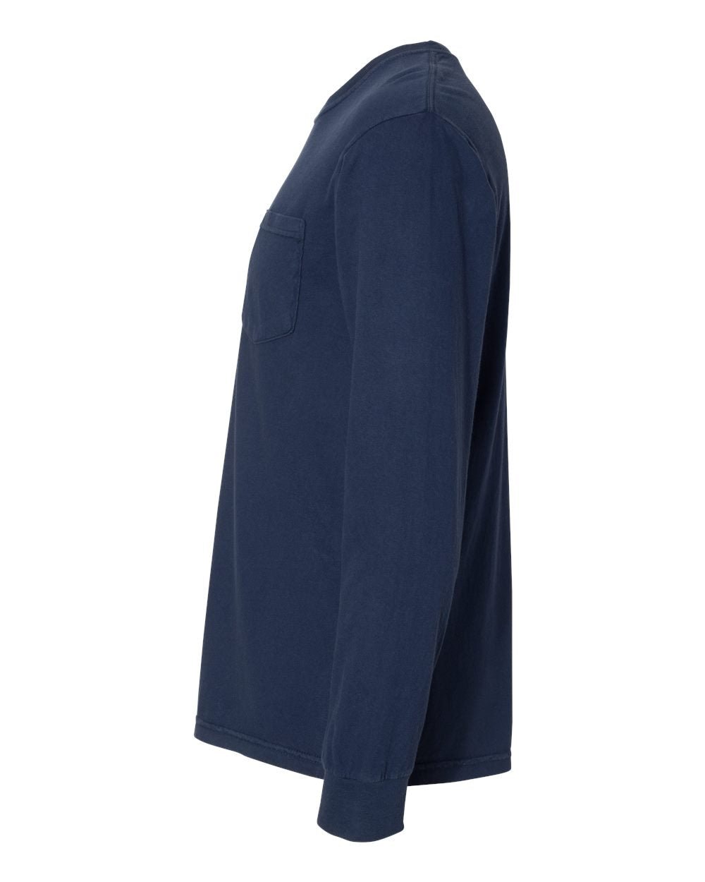 Unisex Garment-Dyed Heavyweight Long Sleeve Pocket T-Shirt - 4410 - MAD Merch USA