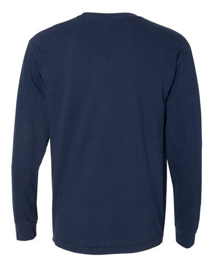 Unisex Garment-Dyed Heavyweight Long Sleeve Pocket T-Shirt - 4410 - MAD Merch USA