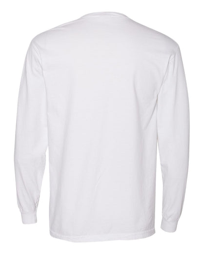 Unisex Garment-Dyed Heavyweight Long Sleeve Pocket T-Shirt - 4410 - MAD Merch USA