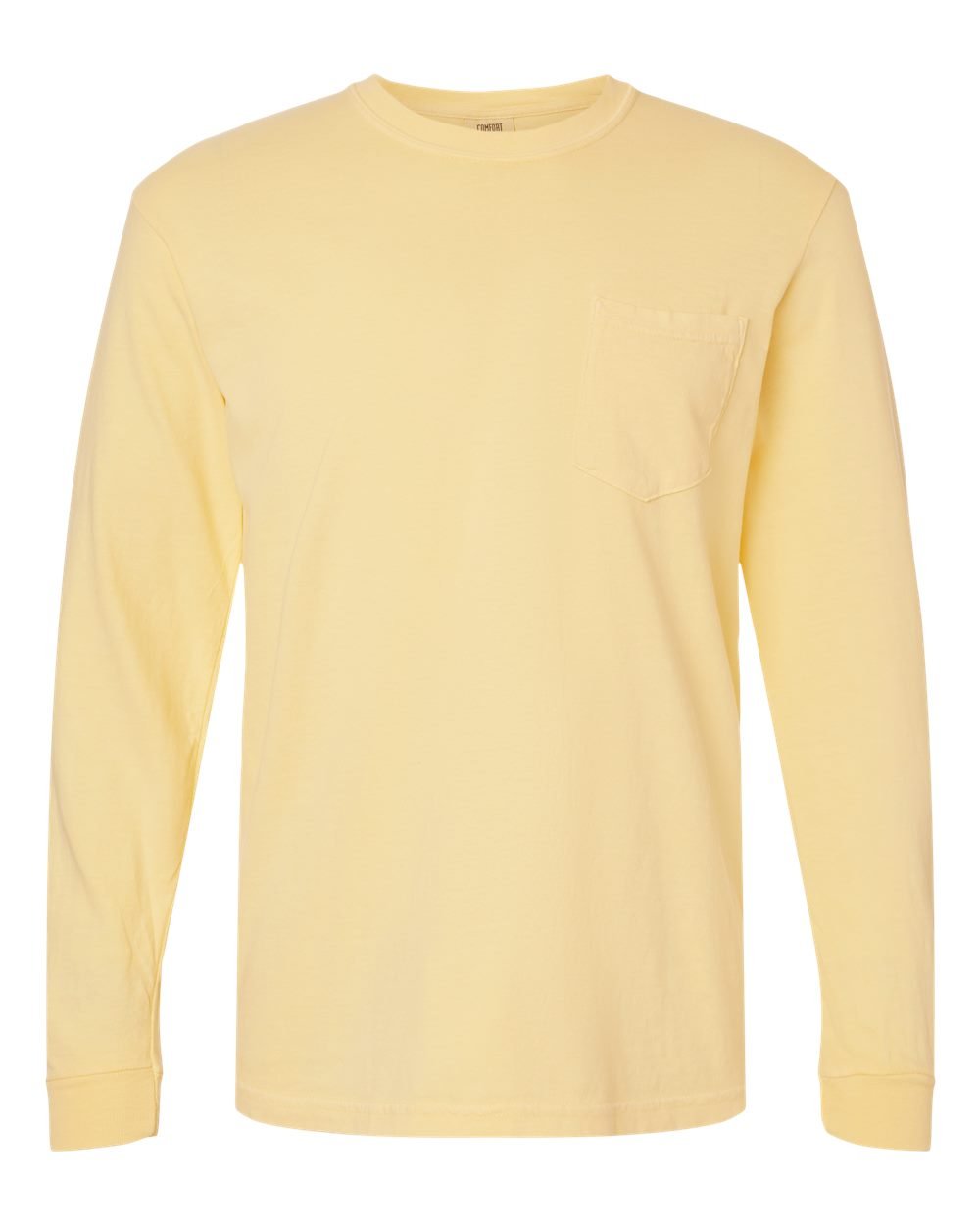Unisex Garment-Dyed Heavyweight Long Sleeve Pocket T-Shirt - 4410 - MAD Merch USA