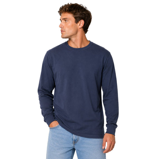 Unisex Garment-Dyed Heavyweight Long Sleeve T-Shirt - 6014 - MAD Merch USA