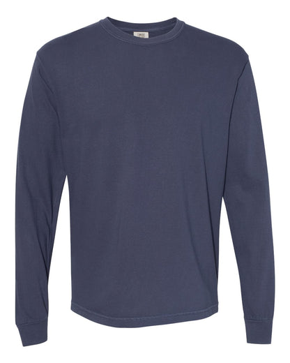 Unisex Garment-Dyed Heavyweight Long Sleeve T-Shirt - 6014 - MAD Merch USA