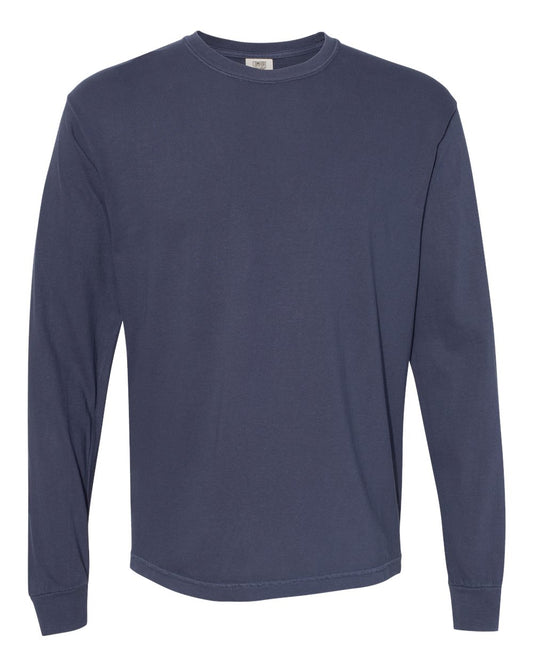 Unisex Garment-Dyed Heavyweight Long Sleeve T-Shirt - 6014 - MAD Merch USA