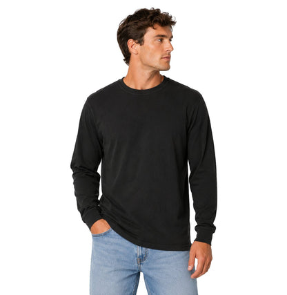 Unisex Garment-Dyed Heavyweight Long Sleeve T-Shirt - 6014 - MAD Merch USA