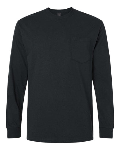 Unisex Ultra Cotton® Long Sleeve Pocket T-Shirt - 2410 - MAD Merch USA