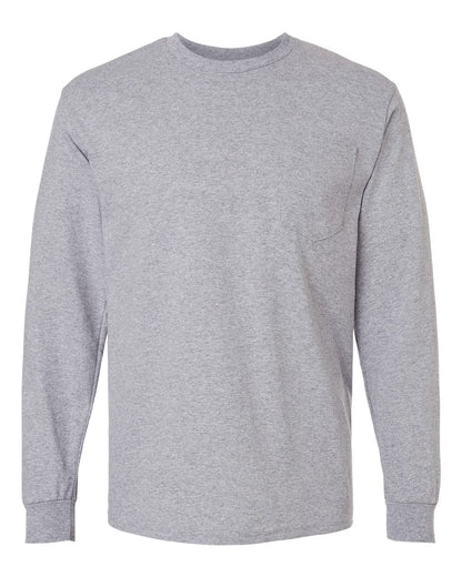 Unisex Ultra Cotton® Long Sleeve Pocket T-Shirt - 2410 - MAD Merch USA