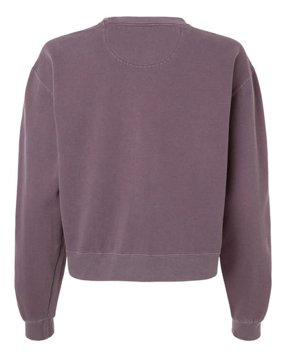 Women's Garment-Dyed Mid-Length Crewneck Sweatshirt - 1566L - MAD Merch USA