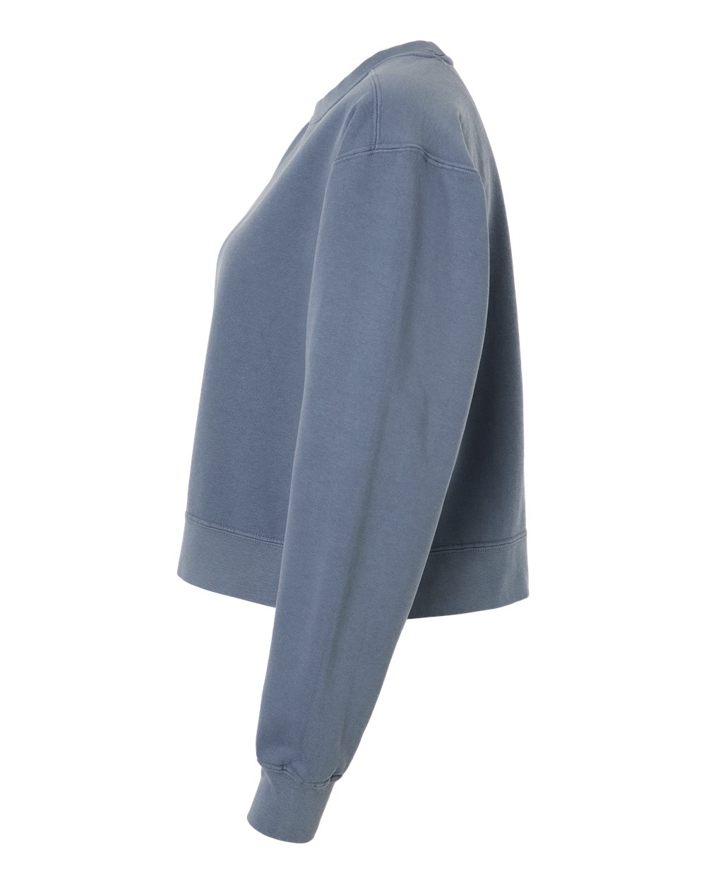 Women's Garment-Dyed Mid-Length Crewneck Sweatshirt - 1566L - MAD Merch USA