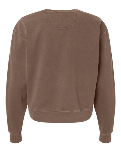 Women's Garment-Dyed Mid-Length Crewneck Sweatshirt - 1566L - MAD Merch USA