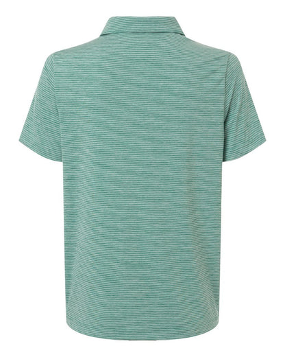 Women's Relay Heathered Stripe Polo - TT125W - MAD Merch USA