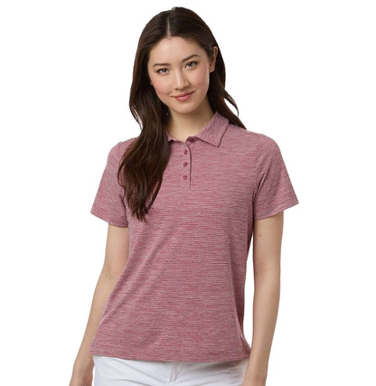 Women's Relay Heathered Stripe Polo - TT125W - MAD Merch USA