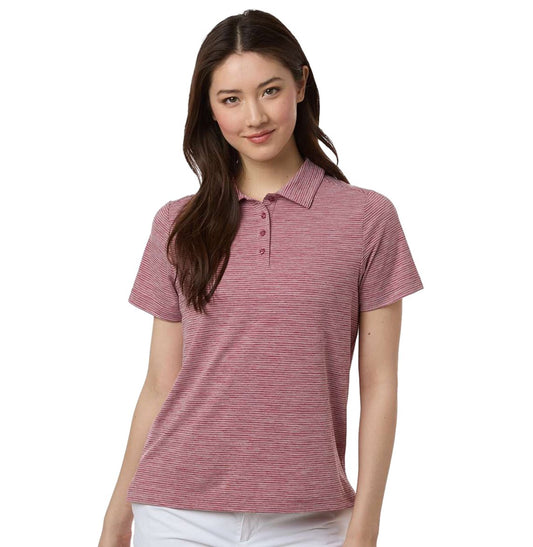 Women's Relay Heathered Stripe Polo - TT125W - MAD Merch USA