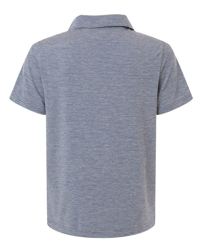 Women's Relay Heathered Stripe Polo - TT125W - MAD Merch USA