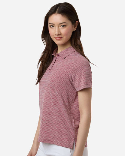 Women's Relay Heathered Stripe Polo - TT125W - MAD Merch USA