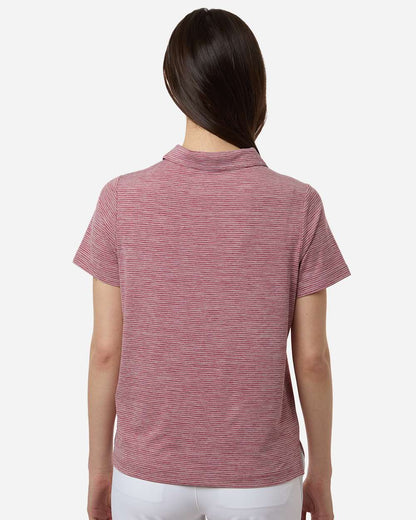 Women's Relay Heathered Stripe Polo - TT125W - MAD Merch USA