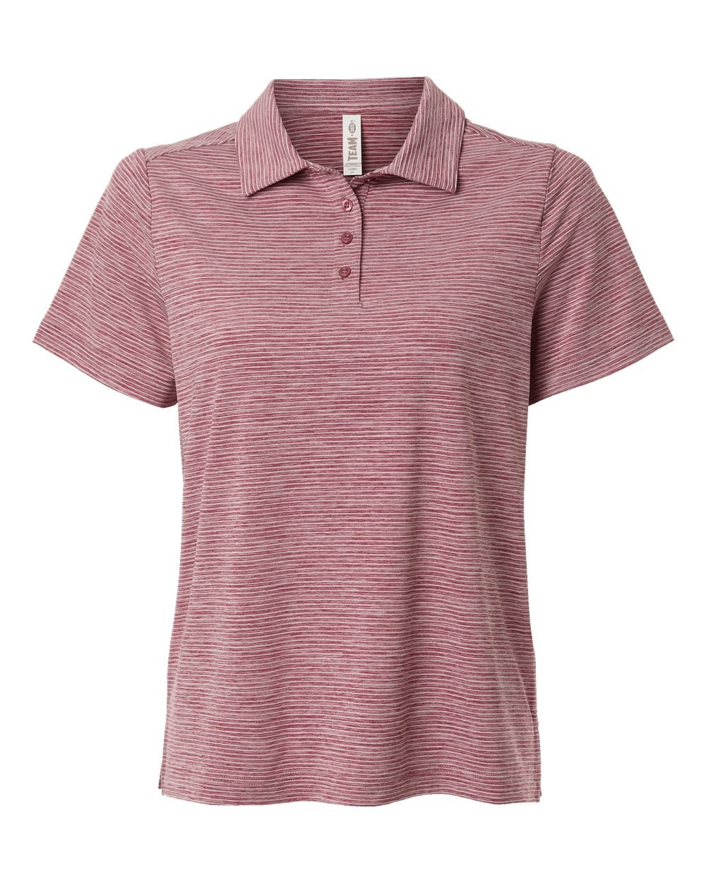 Women's Relay Heathered Stripe Polo - TT125W - MAD Merch USA