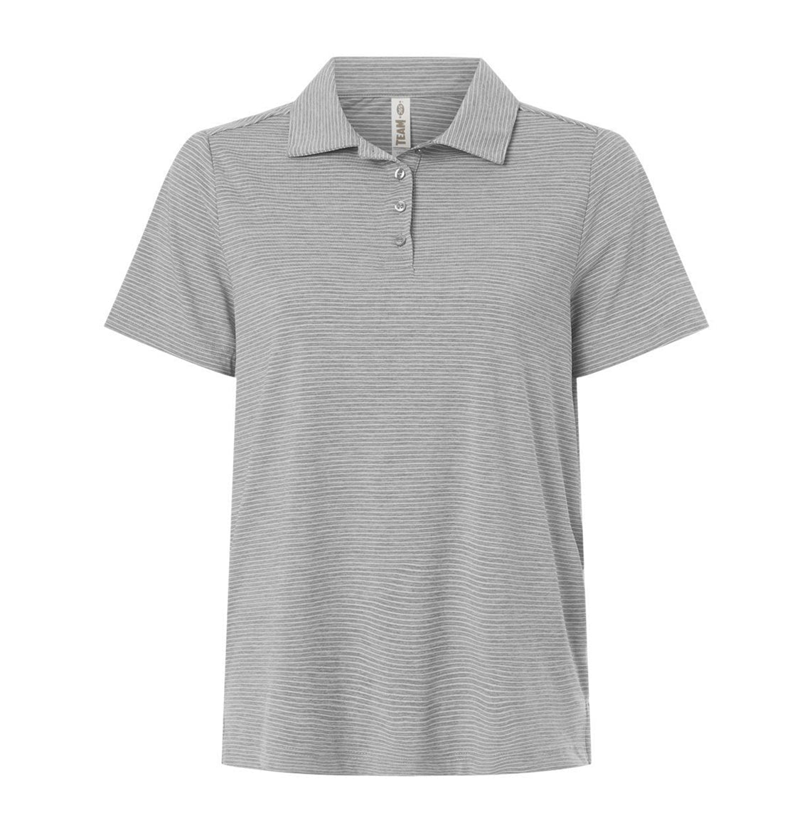 Women's Relay Heathered Stripe Polo - TT125W - MAD Merch USA