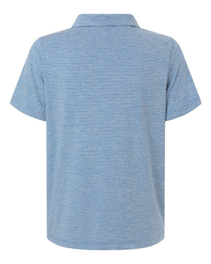 Women's Relay Heathered Stripe Polo - TT125W - MAD Merch USA
