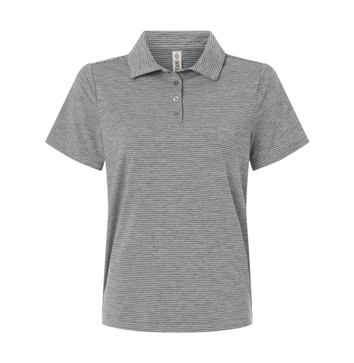 Women's Relay Heathered Stripe Polo - TT125W - MAD Merch USA