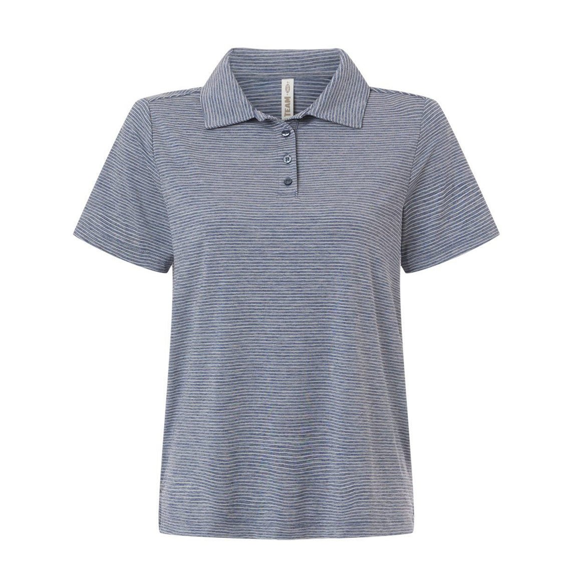 Women's Relay Heathered Stripe Polo - TT125W - MAD Merch USA