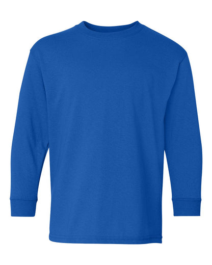 Youth Heavy Cotton™ Long Sleeve T-Shirt - 5400B - MAD Merch USA