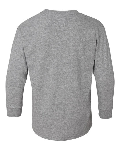 Youth Heavy Cotton™ Long Sleeve T-Shirt - 5400B - MAD Merch USA