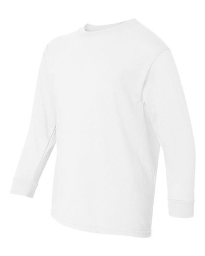 Youth Heavy Cotton™ Long Sleeve T-Shirt - 5400B - MAD Merch USA