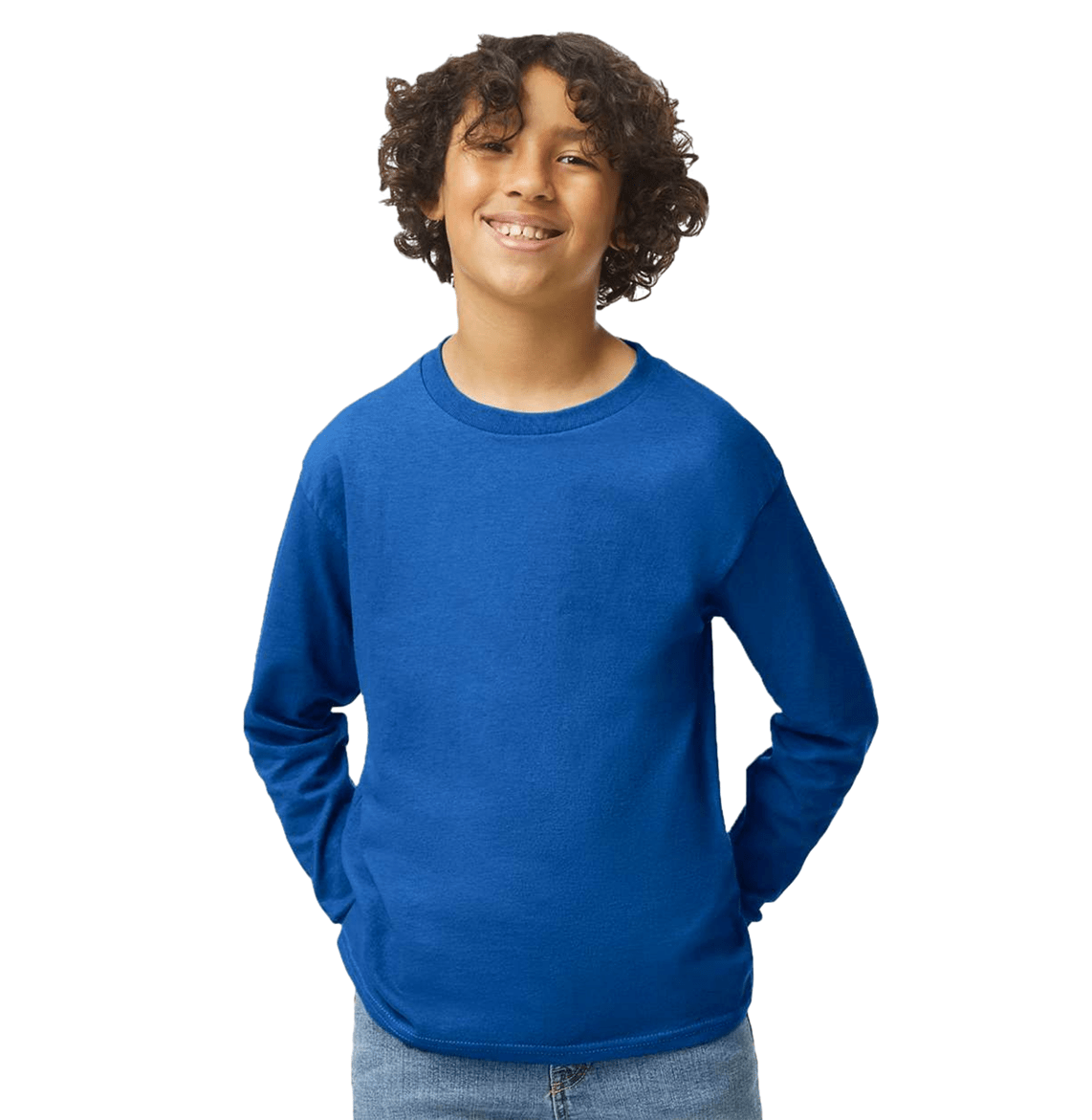 Youth Heavy Cotton™ Long Sleeve T-Shirt - 5400B - MAD Merch USA