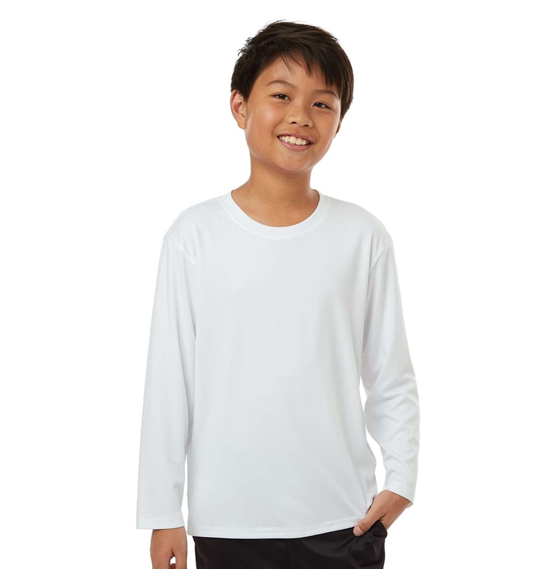 Youth Pro-Lock Performance Long Sleeve T-Shirt - 48400Y - MAD Merch USA